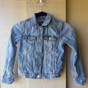 GAP Kids Classic Blue Jean Jacket size large